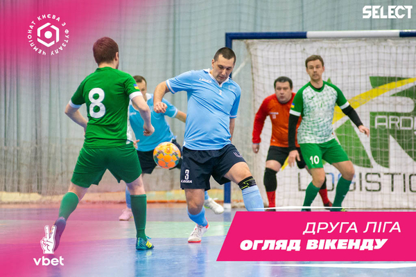 Друга ліга VBET чемпіонату Києва: огляд матчів другого туру другого етапу!
