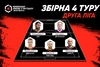 Символічна збірна 4 туру фінального етапу Другої ліги Parimatch