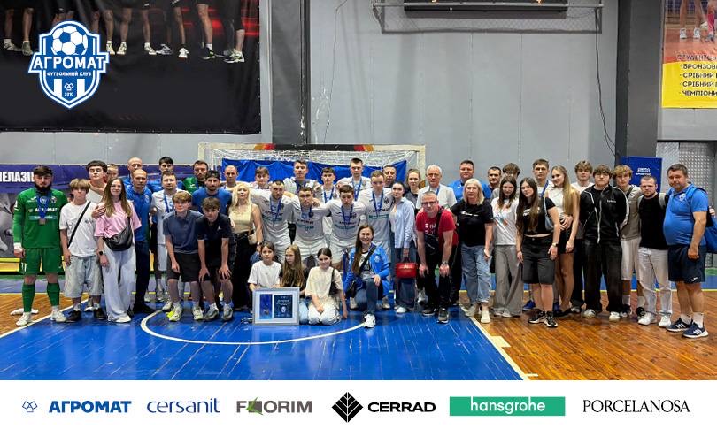 ФК «Агромат» — срібні призери Першої ліги чемпіонату України з футзалу